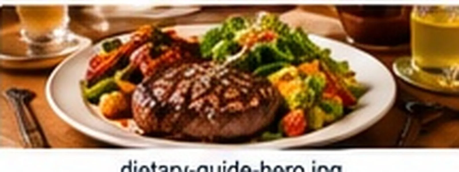 Dietary guide banner (illustrative image)