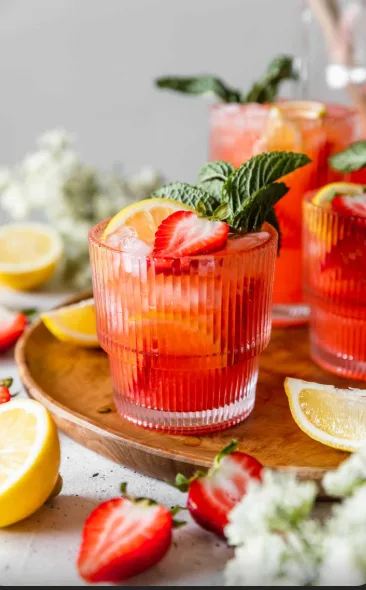 Spiked Strawberry Lemonade