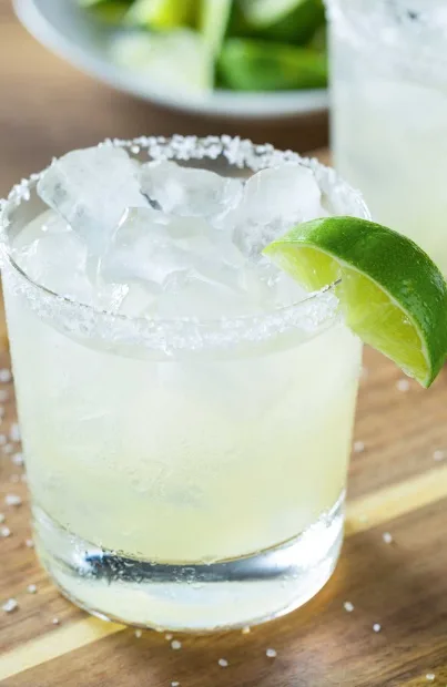 Lime Margarita on the Rocks