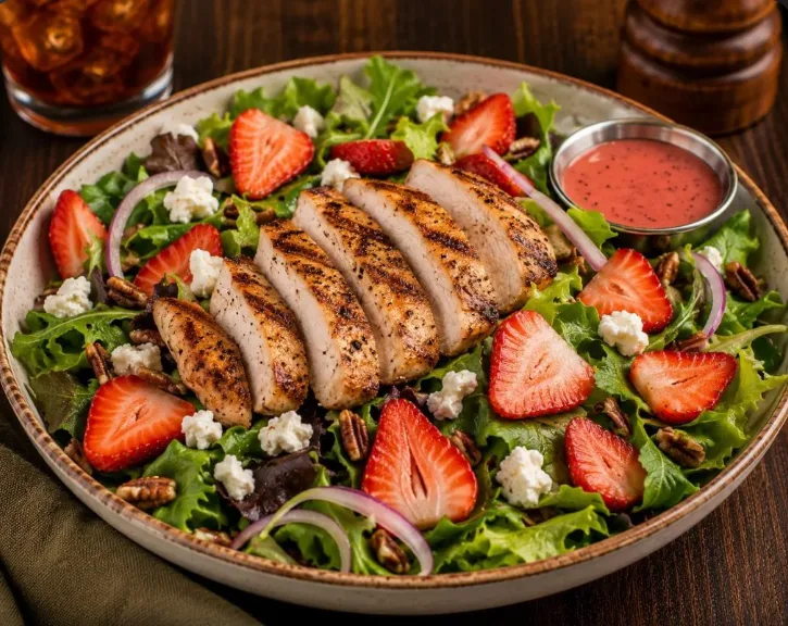 Grilled Chicken and Strawberry Salad (illustrative image)