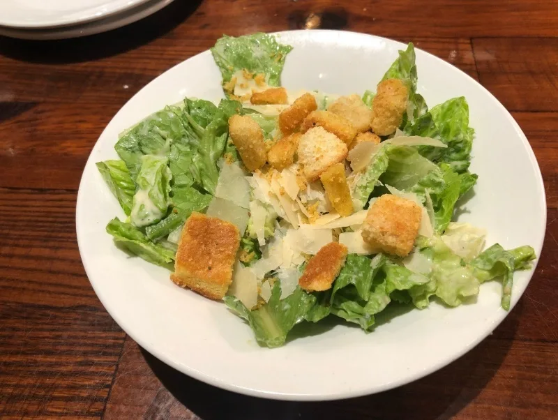 LongHorn Caesar salad (illustrative image)