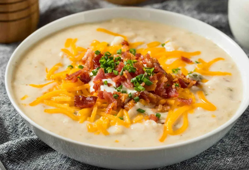 Loaded Potato Soup (illustrative image)
